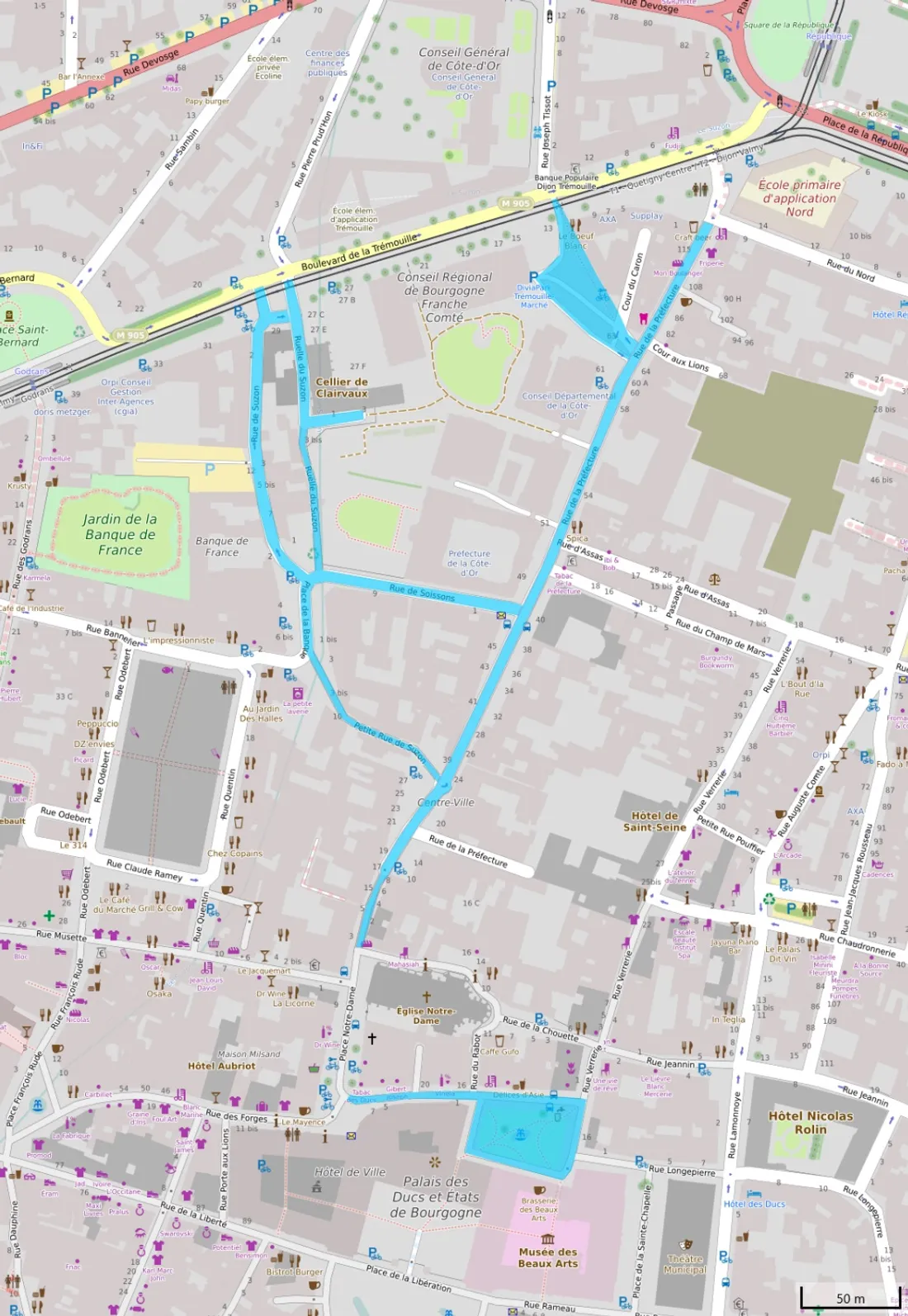 Dijon : La préfecture interdit de manifester sur certaines voies du centre-ville pour ce samedi